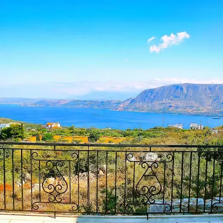 Kounoupidhianá Villa Afroditi In Chania Near Airport With Private Pool, Free Wi-Fi, Souda Bay Views, Garden Oasis מראה חיצוני תמונה